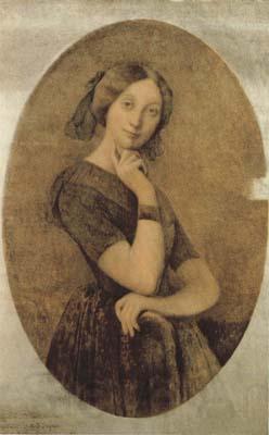 Jean Auguste Dominique Ingres Portrait of Vicomtesse Louise-Albertine d'Haussonville (mk04) Spain oil painting art